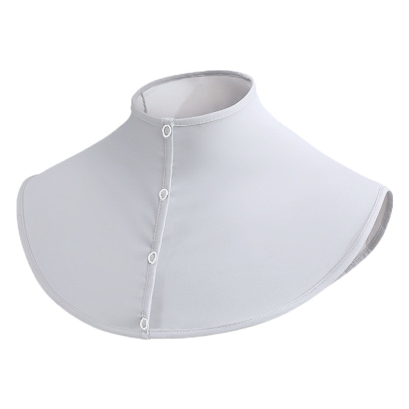 Ice Silk Nylon Sunscreen Neck Protection Women's Outdoor Driving Riding Sunshade Breathable Lightweight Sunscreen Shawl for Summer