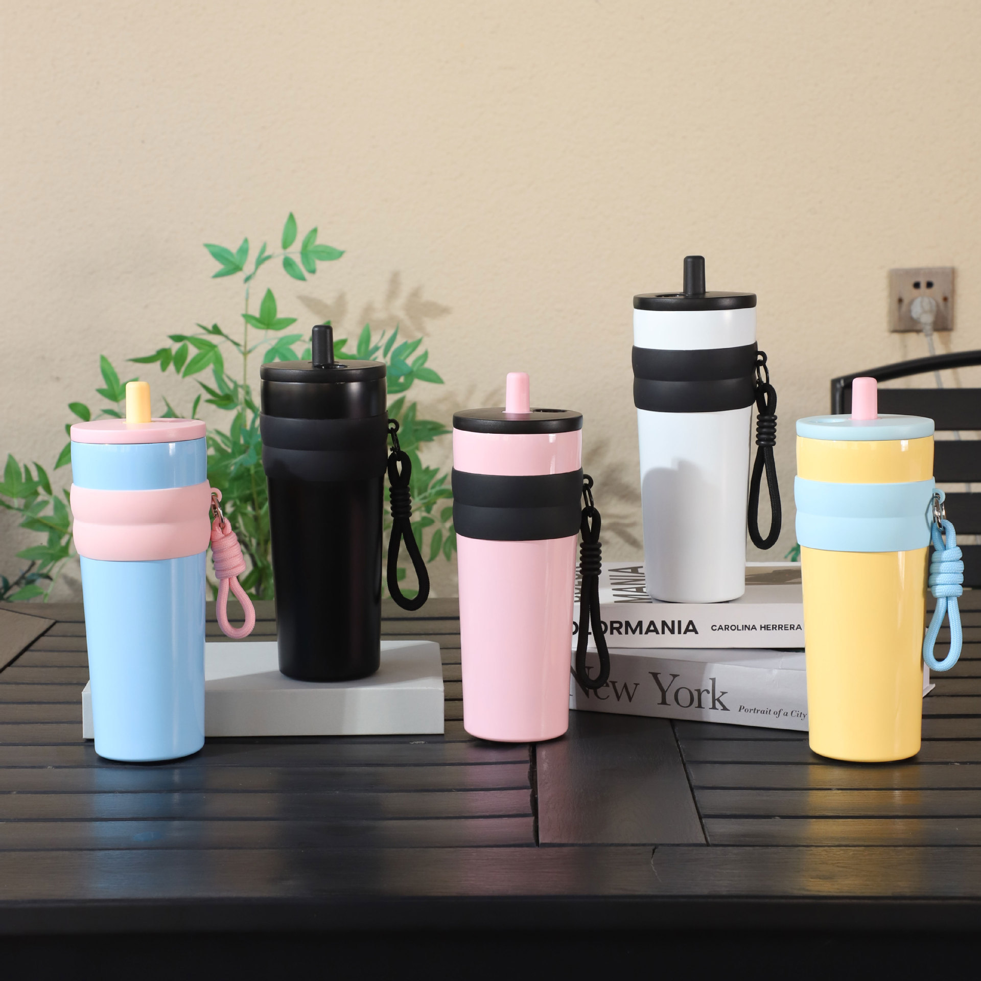 New portable suction cup ice cup 316 stainless steel thermos cup large capacity car cup aurora cup wholesale