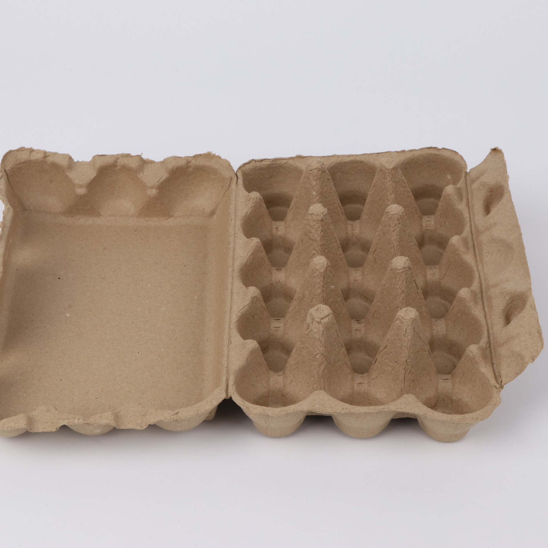 Picture of Spot Yellow Pulp 15 Pieces Paper Pulp Egg Tray Fully Degradable Egg Box Disposable Paper Egg Packaging Wholesale