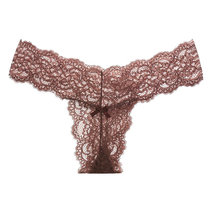New Lace Women's Underwear, Fashionable Pure Lust Style Underwear for Women, Light and Breathable European and American Style Briefs for Women, Cross-Border