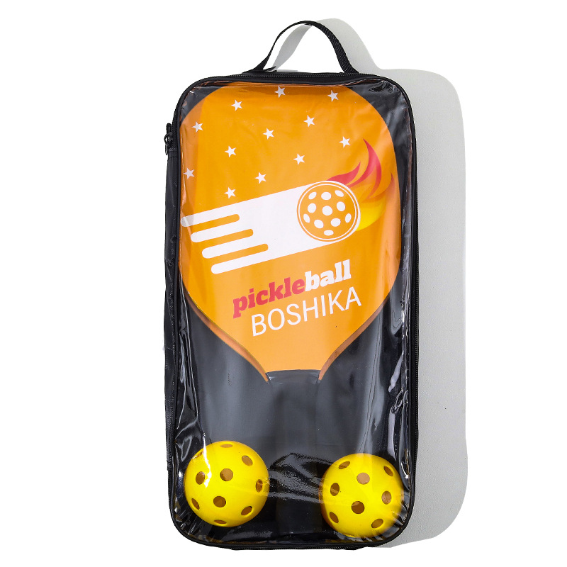 Picture of Wooden Peak Racquet Beach Racquet suit with Ball Outdoor Sports Fitness Products suit Combination Plate Racquet