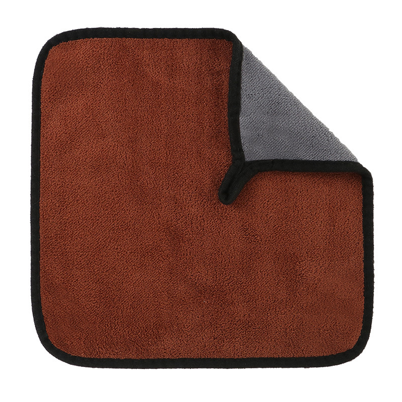 Picture of Car wash towel wholesale absorbent lint coral fleece towel car towel fishing towel various specifications towel