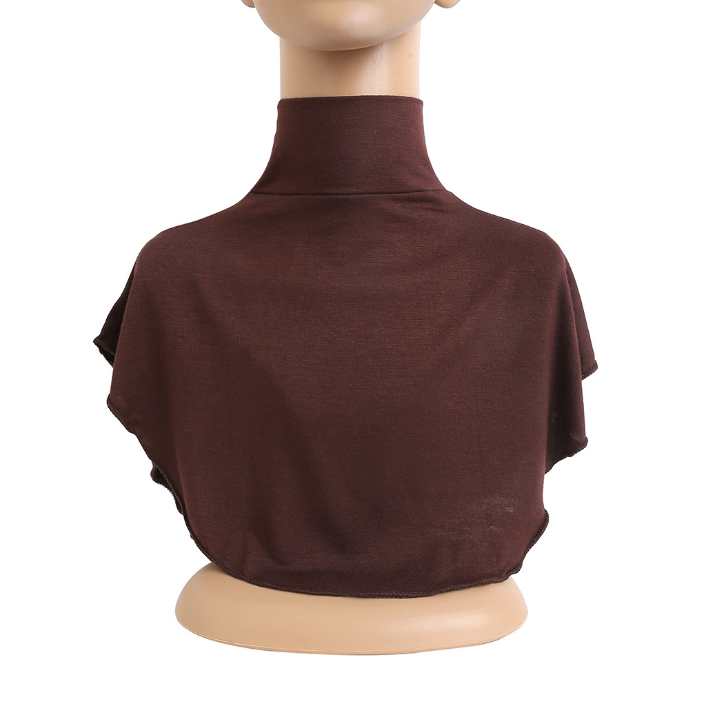 Picture of mercerized cotton collar set arabian ladies collar high collar set neck in stock wholesale H010