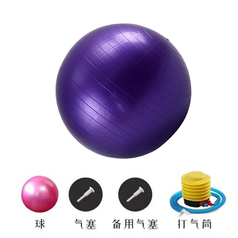 Picture of PVC thick frosted yoga ball 55cm65cm75CM yoga ball fitness ball sporting goods factory delivery