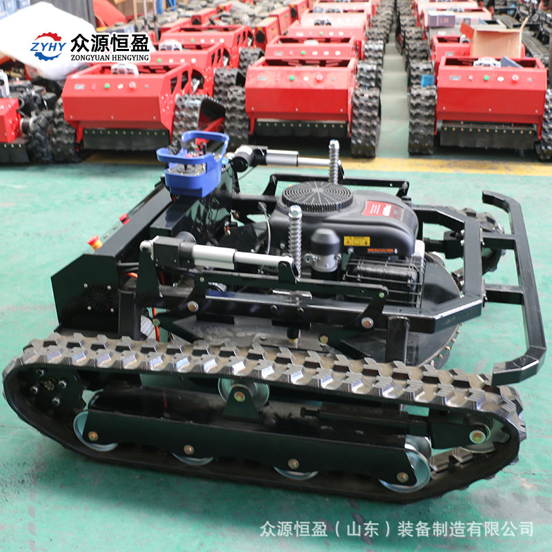 Farm Grass Chopper for Returning to the Field, Exported to Europe, Small Crawler Lawn Mower, Orchard Weeding and Grass Cutting Chopper