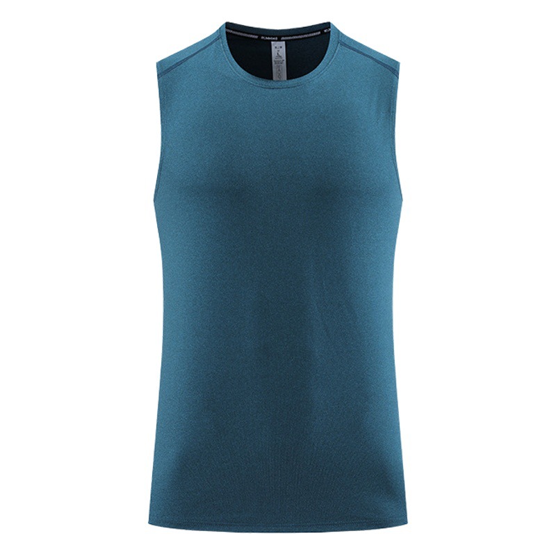 Summer New Sports Quick-Drying Vest Men's Moisture-Wicking Sleeveless Loose and Light Fitness Training Running Vest