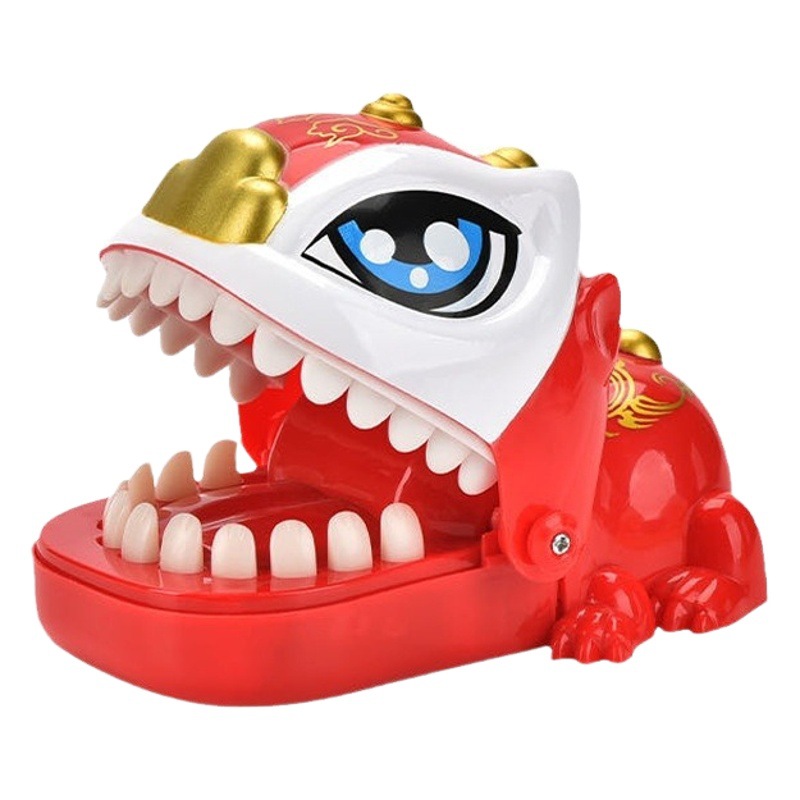 Children's new national fashion hand-biting Lion trick toy finger-biting crocodile toy shark tooth extraction spoof game