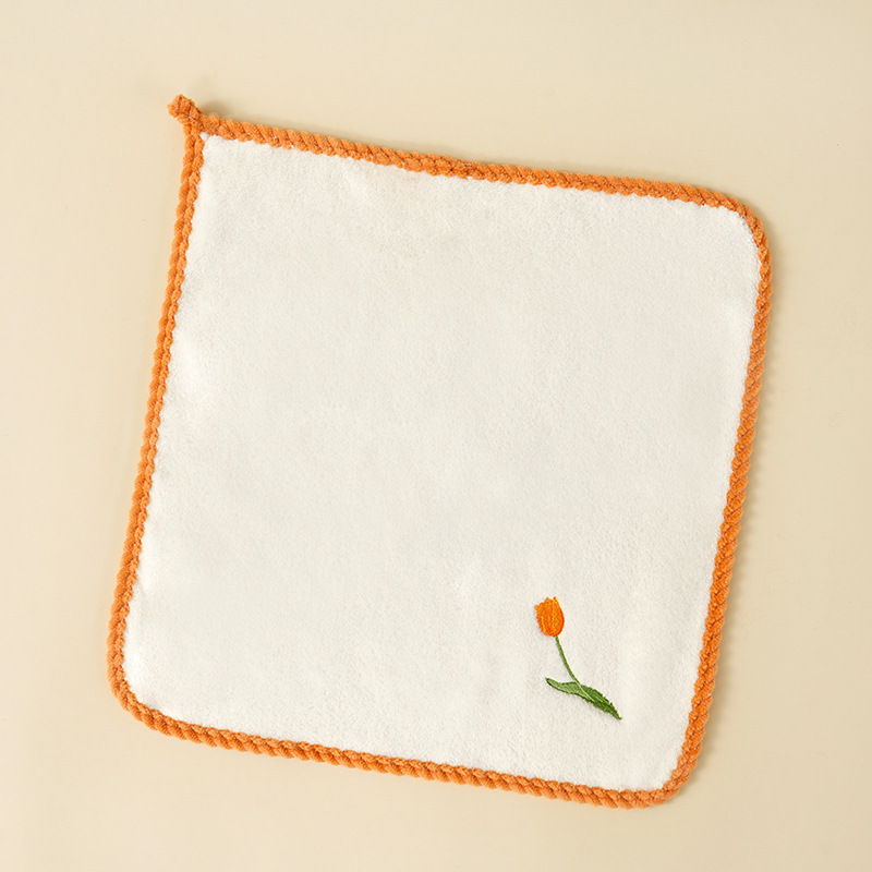 Picture of Souvenir Towels for Bridesmaids, Floral Embroidery, Baby Full-Month Gifts, Small Return Gifts, Women's Day Small Gift Designs