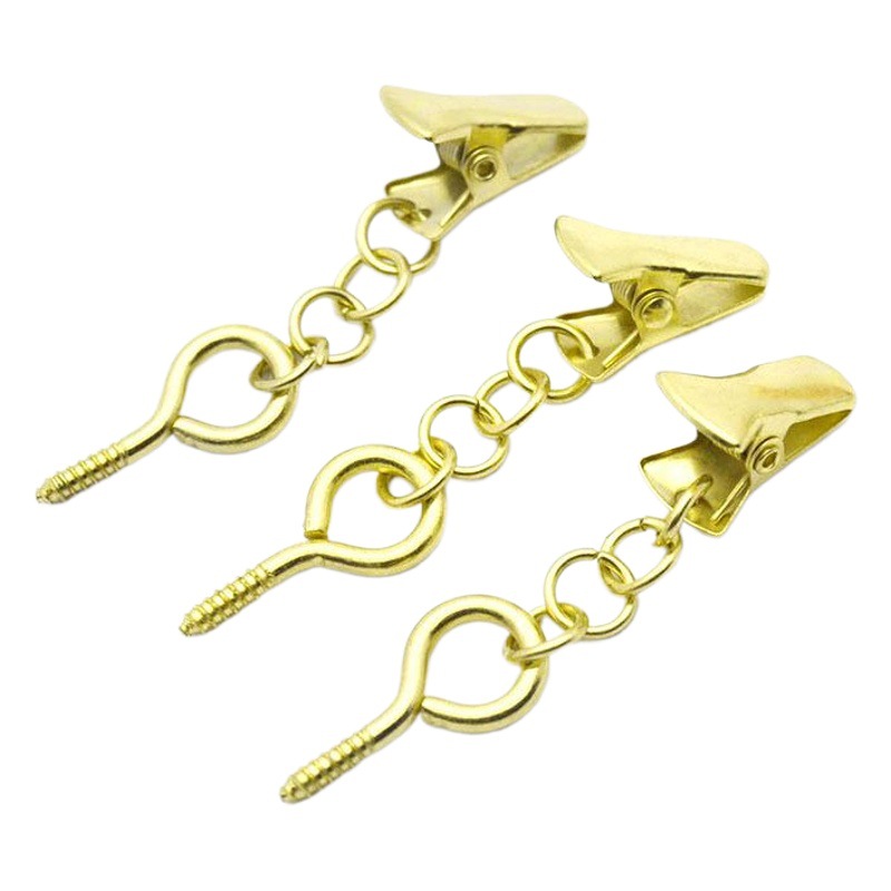 Cross-border wholesale pattern clip with rubber sleeve anti-slip metal clip DIY clothing accessories clip