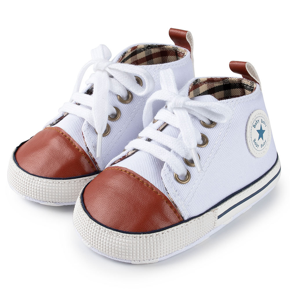 Picture of Amazon popular baby shoes baby shoes classic canvas shoes children's shoes soft bottom toddler shoes baby shoes