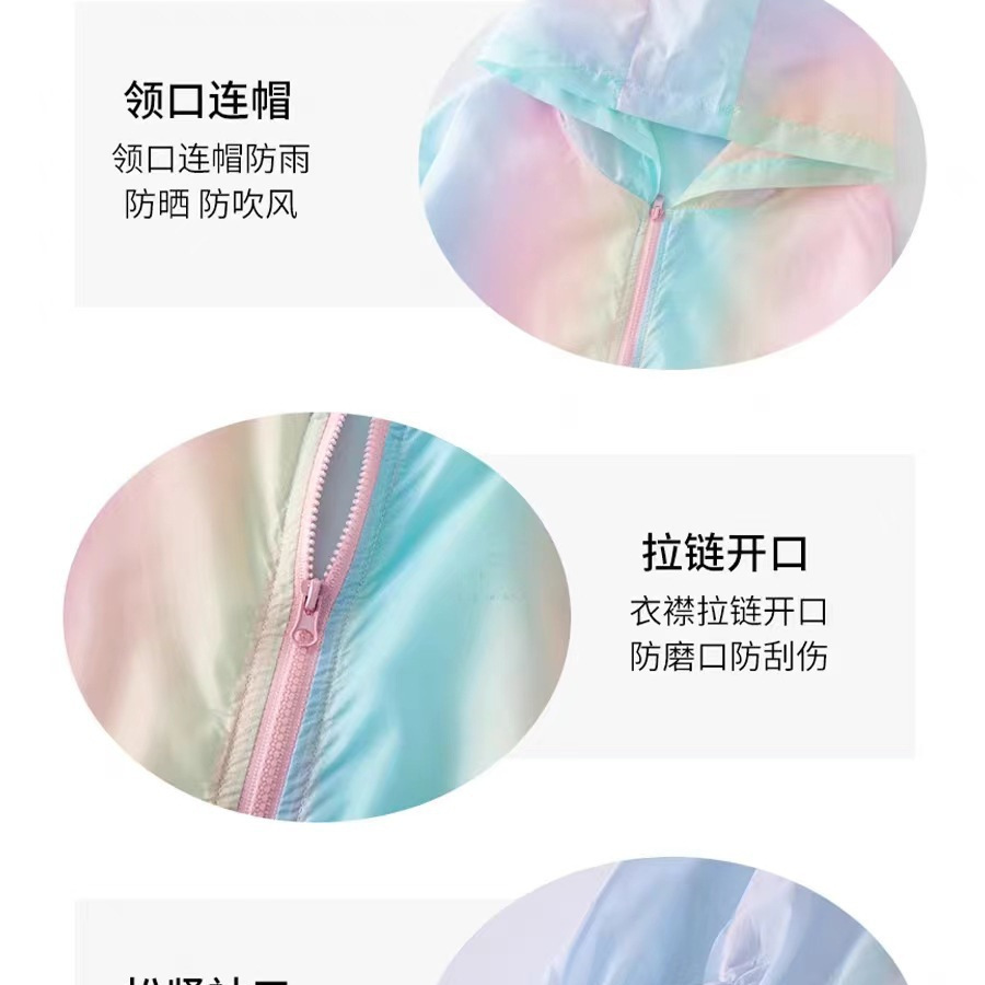 Picture of Girls' Sun Protection Clothing, Lightweight Summer Style for Children, 2025 New Breathable Ice Silk Jacket for Older Girls, Summer Wear