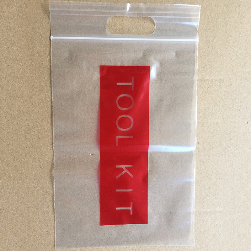Spot direct selling with the car matching tool bag product self-sealing bag plastic tool kit extended plastic self-sealing bag