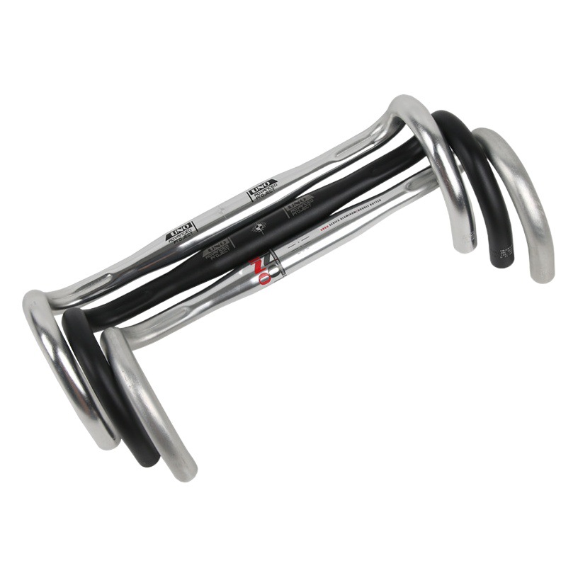 Taiwan UNO highway handlebar 25.4/31.8 aluminum alloy racing small handlebar ultra light road bike handlebar