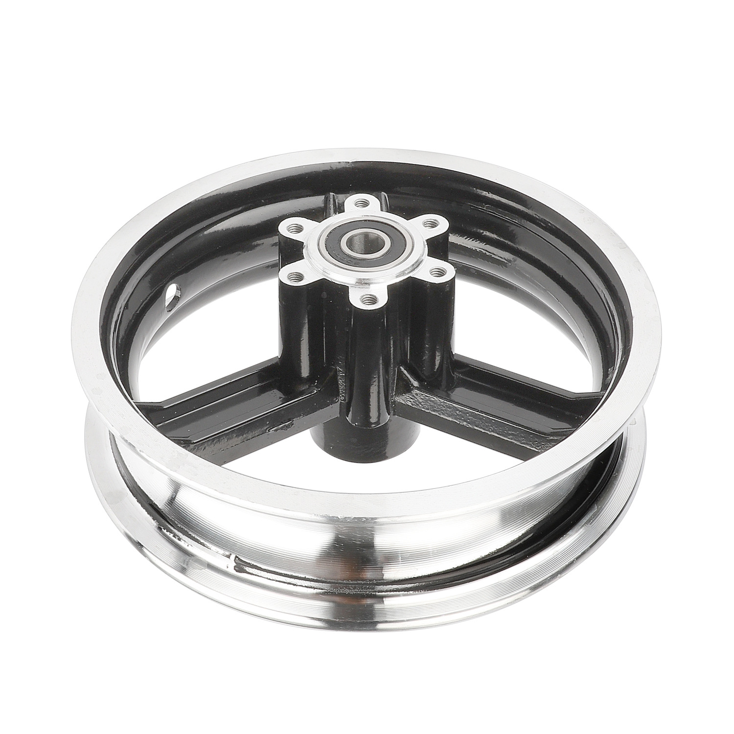 10 inch electric scooter front wheel hub 10*2.5 wheel rim KugooM4 Silopu 2.125 disc brake steel ring