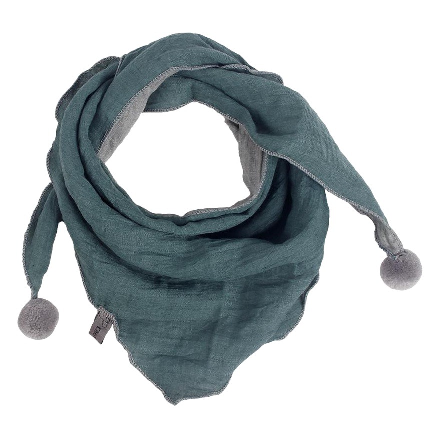 Spot autumn and winter new children's casual solid color thick triangle scarf boys and girls Korean leisure scarf