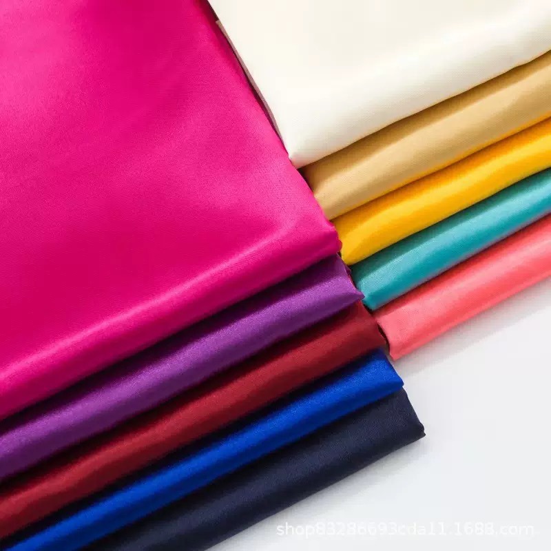 Picture of Encrypted Glossy Satin Five-Piece Satin Eight-Beauty Satin Waterproof Printed Starched Composite Pajama Dress Polyester Fabric