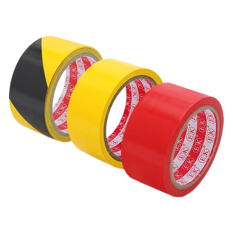 Warning tape black Yellow Blue waterproof PVC zebra crossing tape factory workshop warehouse Channel logo floor tape