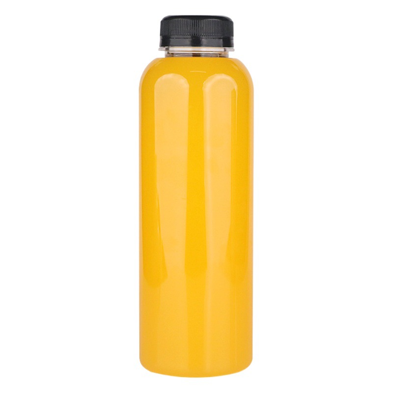 38 500ml round bottle disposable juice milk tea bottle pulsating 500ml square bottle PET plastic beverage bottle