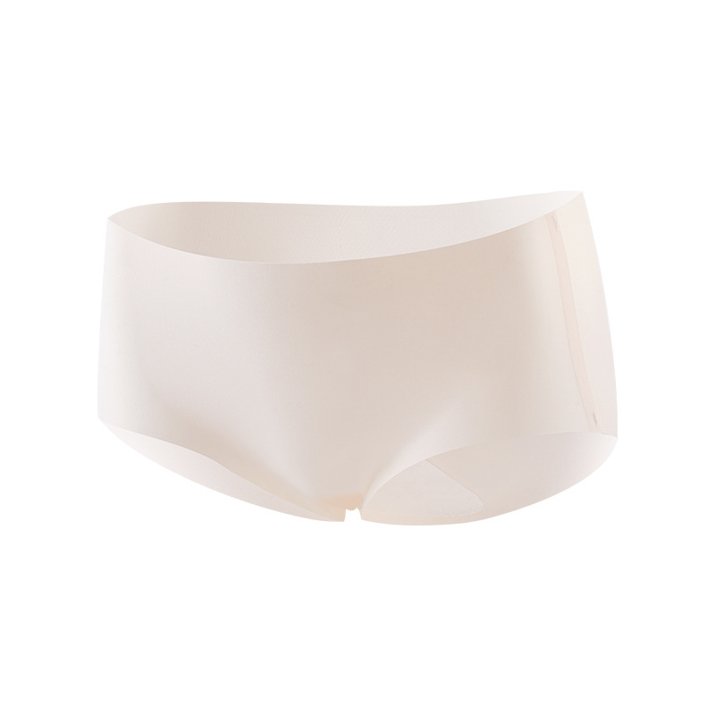 Picture of Naked ice silk underwear ladies waist seamless 3D hip no hip antibacterial cotton crotch high school students triangle shorts