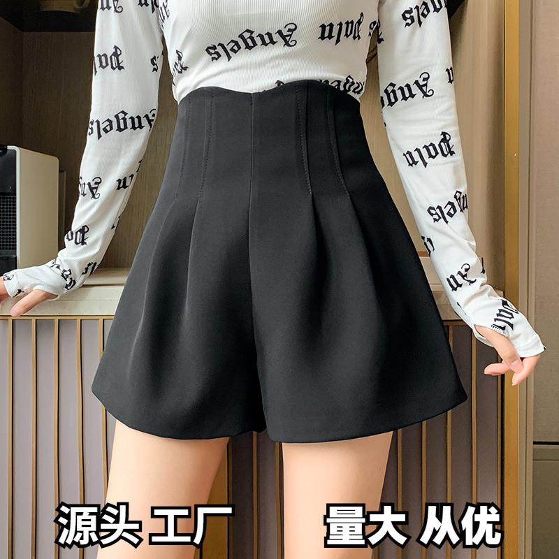 chubby girl plus size High Waist Slimming A- line Shorts Women's Casual Fashion Loose Wide Leg Pants Spring and Summer New Arrival Flower Bud Pants