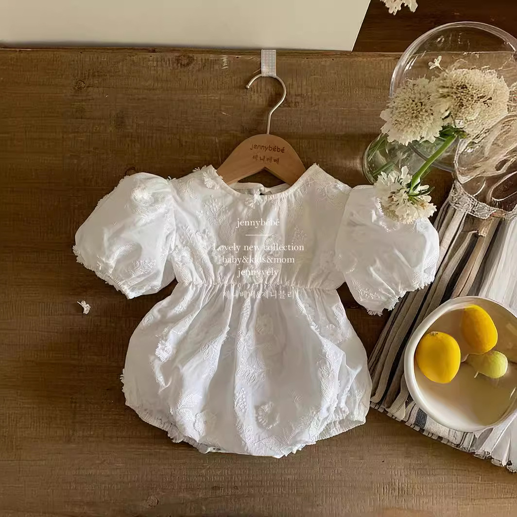 Picture of jennybebe Instagram Style Parin-Child Dress dress Baby Western Style Embroidered Jacquard Climbing Dress Baby Girl Princess Dress