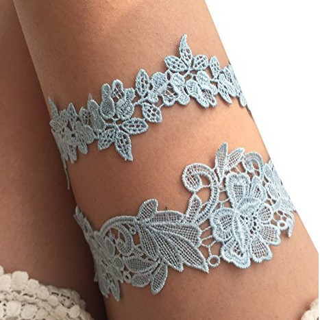 Picture of Photo studio photo leg ornaments wedding dress accessories wedding supplies European and American bride Garter lace leg ring