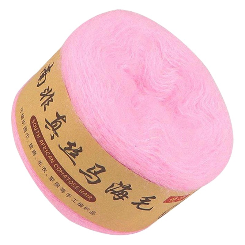 South African Mohair Thread Home Knitted Cushion Weibo Hat Soft and Warm Blended Knitted Hand Knitted Thread
