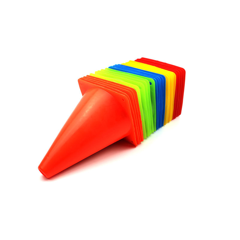 Picture of Sign Bucket Football Training Equipment Obstacle Sign Dish Children 18cm Ice Cream Tube Sign Cone Road Cone
