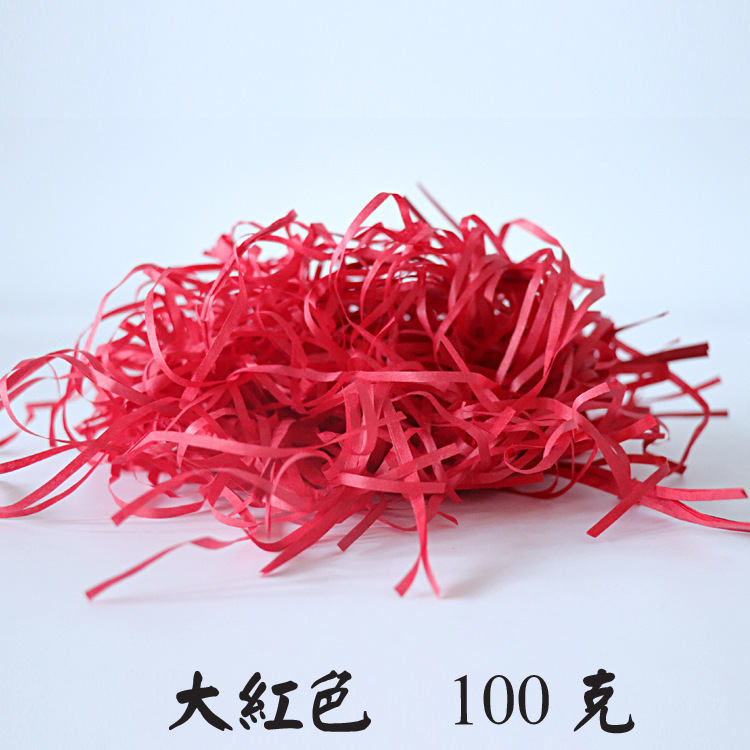 Picture of Lafite Grass Color Shredded Paper Shredded Candy Box Gift Box Filler Decoration Gift Box Shockproof Supplies Multi-color Optional