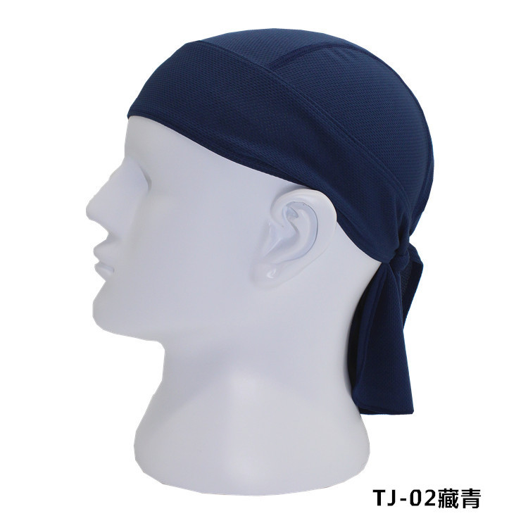 Picture of Outdoor Cycling Pirate Hat Quick-Drying Sports Turban Moisture-Wicking Breathable Sun Protection Hood Pirate Turban Small Hat