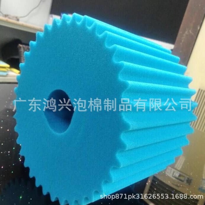 Precision Special-Shaped Foam Cylindrical Shock-Proof Buffer Filling Material 16-35kg Density Pressure-Resistant High Elastic Hardness