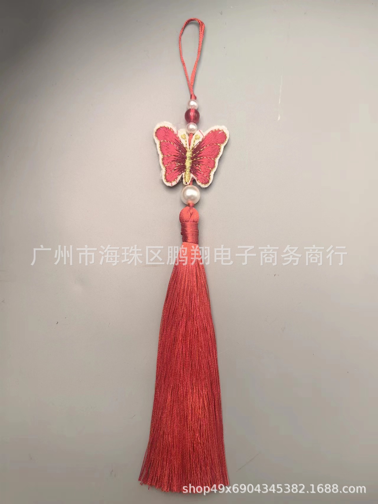 Picture of in stock wholesale embroidery butterfly tassel small tassel pendant hanfu children's clothing accessories clothing accessories