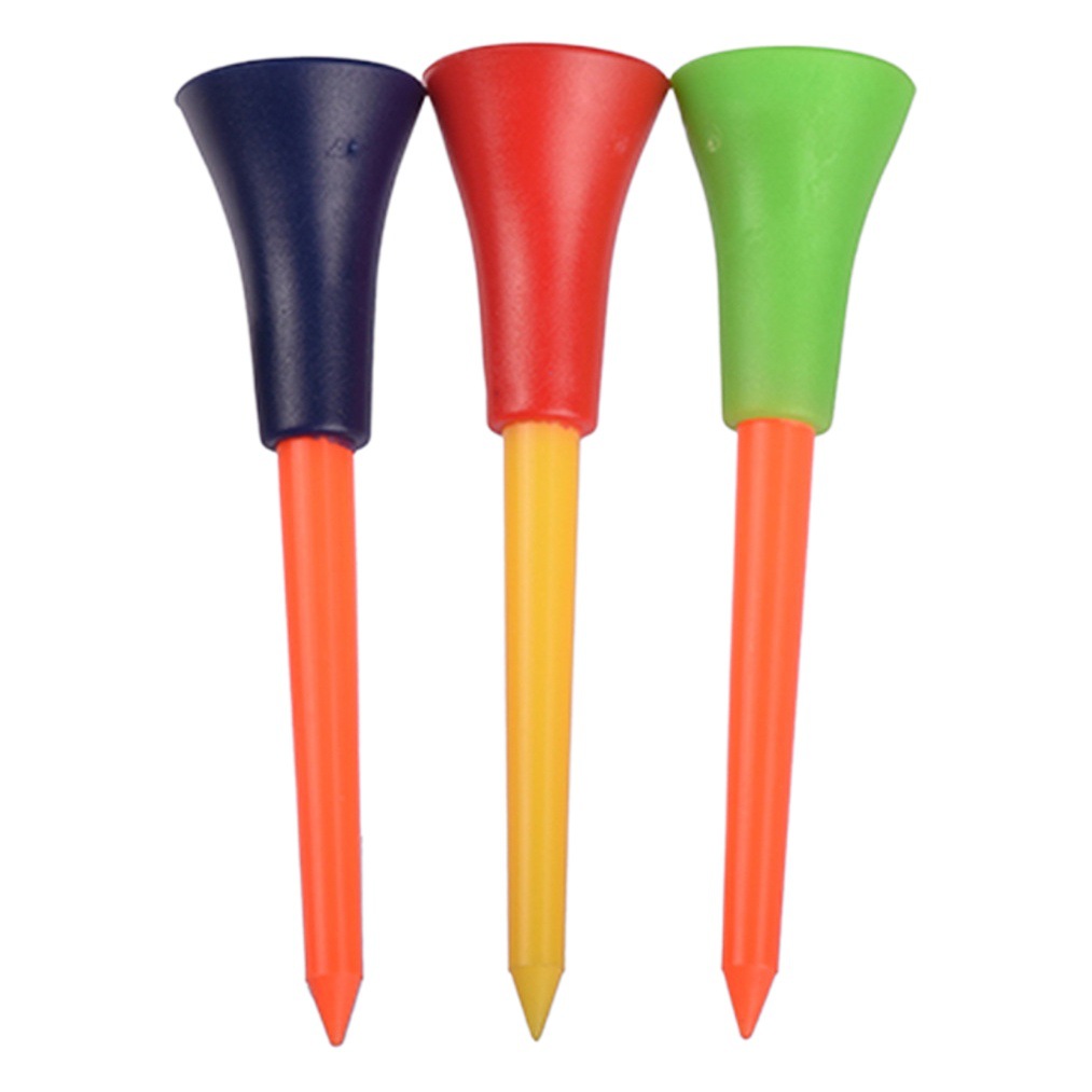 Golf ball nail 54/70/83mm ball tee soft rubber sleeve ball holder long and short ball tee ball seat accessories