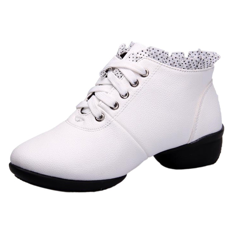 Picture of Square Dance Shoes Dancing Shoes Women's Adult Soft Sole Mid-heel Supper Dance Shoes Dance Shoes Performance Shoes New Mesh Foreign Trade Shoes