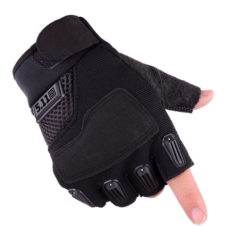 Picture of 511 half finger tactical gloves sports mountaineering outdoor mountaineering non-slip sun protection breathable riding fitness military fan gloves