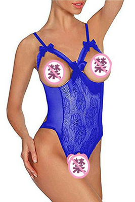 Picture of Sexy underwear manufacturers wholesale Europe and the United States sexy chest leakage conjoined sexy underwear Amazon/explosions
