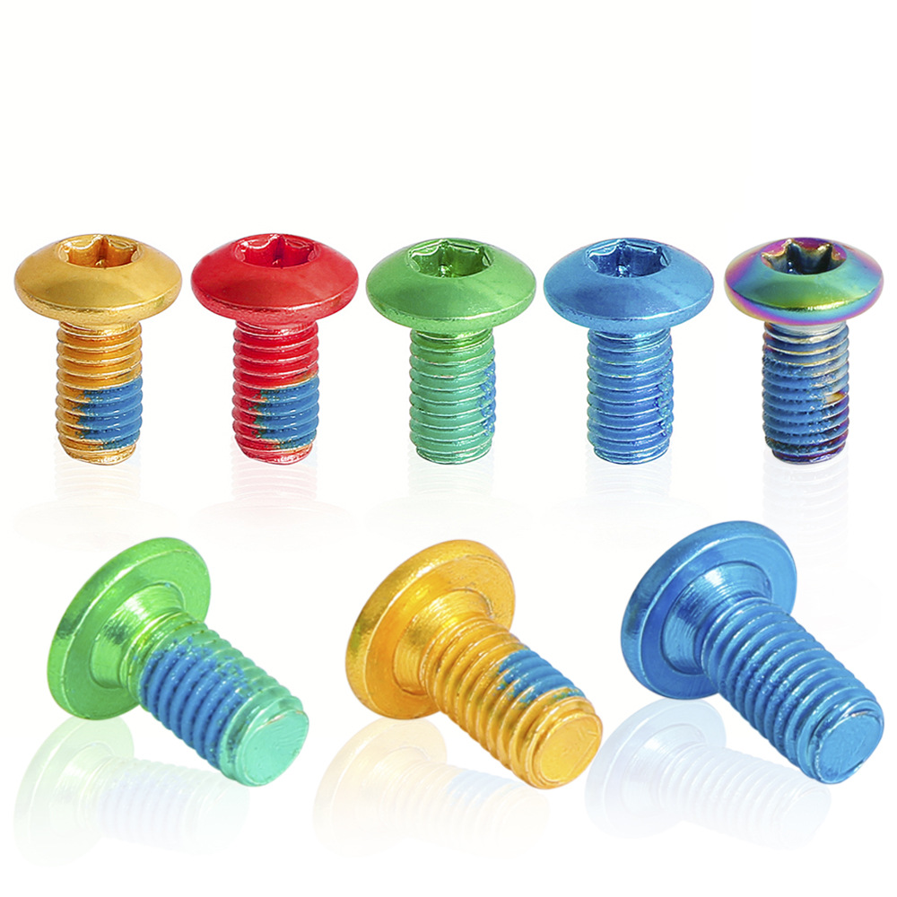 Seven color mountain bike disc screw T25 screw disc disc screw disc Torx screw cross border