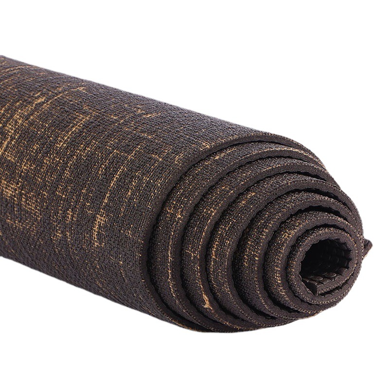 Pvc Jute Yoga Mat Wholesale Professional Yoga Mat Yoga Studio Men's and Women's Fitness Mat Sports Mat Linen Yoga Mat