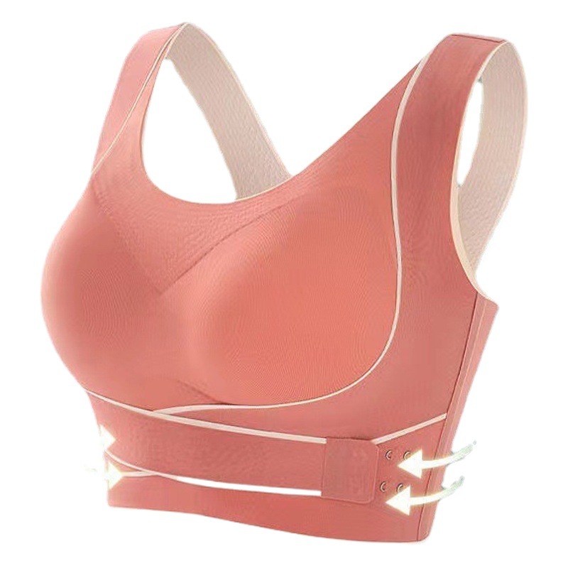 Picture of Cross Side Buckle Paramilis Sports Bra Outer Wear Yoga Sports Vest Traceless Push-up Beauty Back Correction Underwear for Women