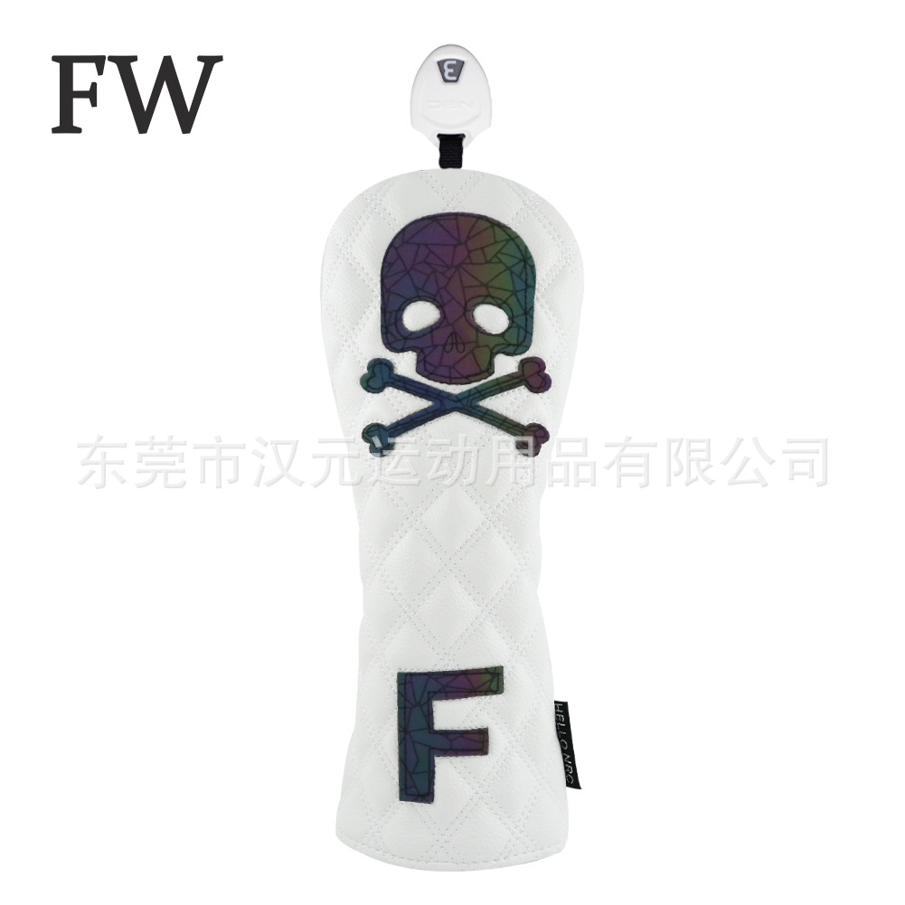 Picture of Factory new golf club cover wooden pole cover head cover cap cover skull No. 1 wooden fairway wooden chicken leg outdoor