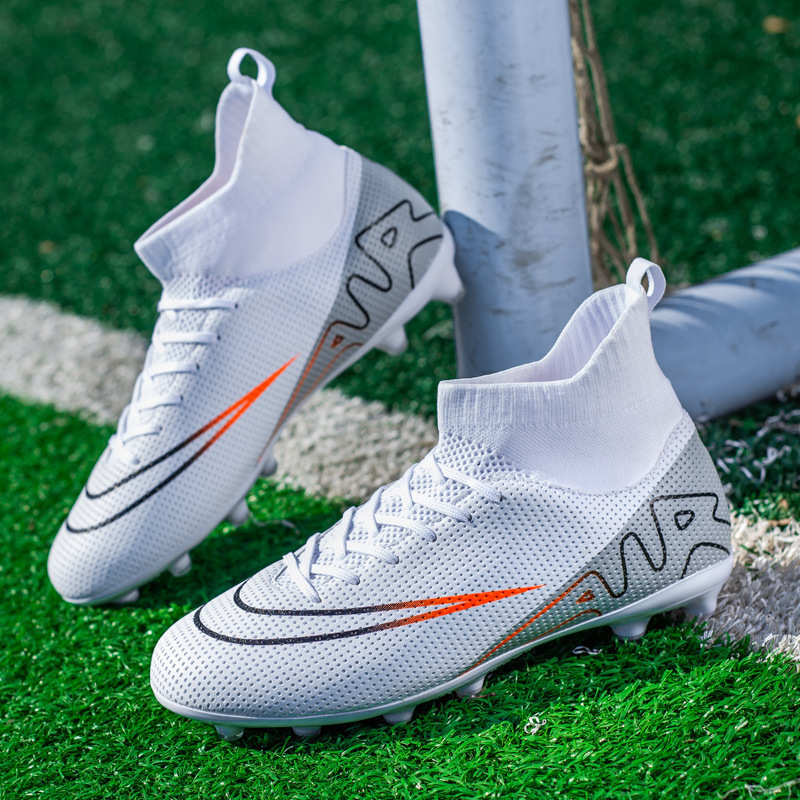 Cross-border 2024 New Soccer Shoes Men's Broken Nail TF Training Shoes AG Spike Shoes Student Adult Competition sneaker