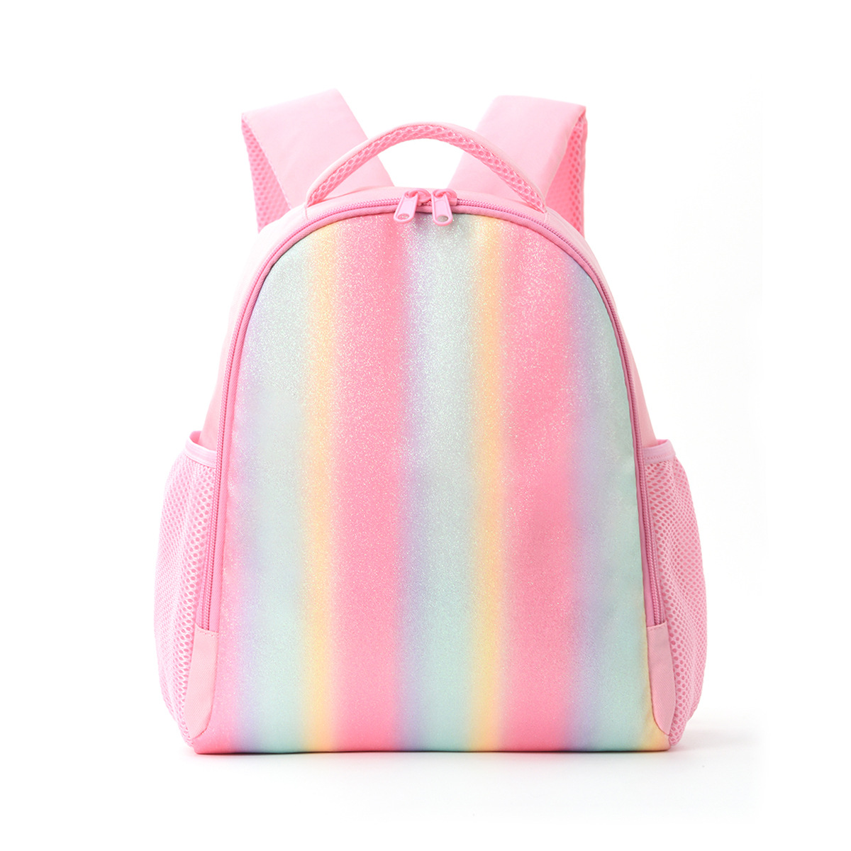 Cross-Border New Children's Backpack Travel Lightweight Casual Backpack Backpack Primary School Student High-Looking Rainbow School Bag
