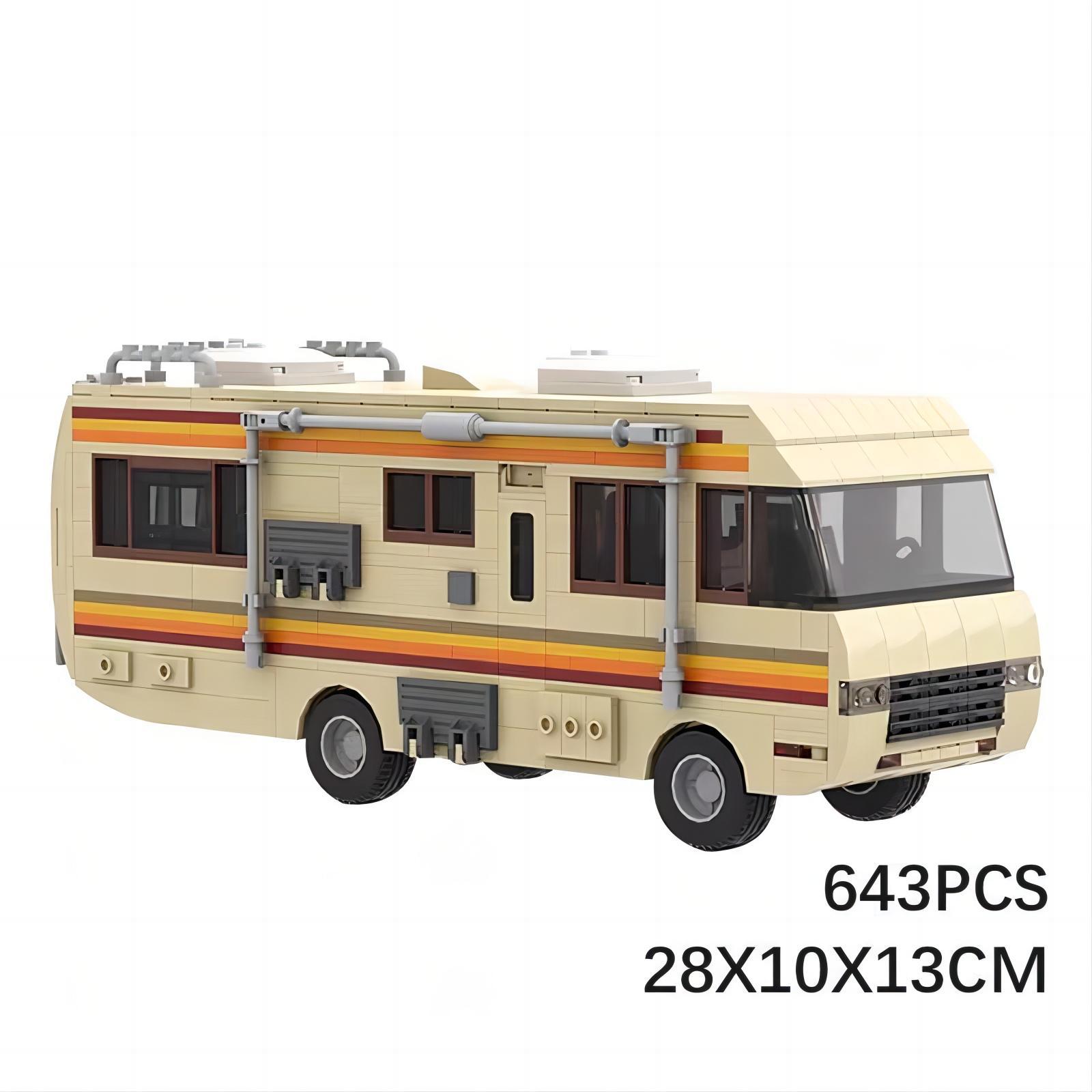 Picture of Compatible with Lego MOC assembling building blocks toy 20606 American TV series deadly poison Master Lao Bai's work car