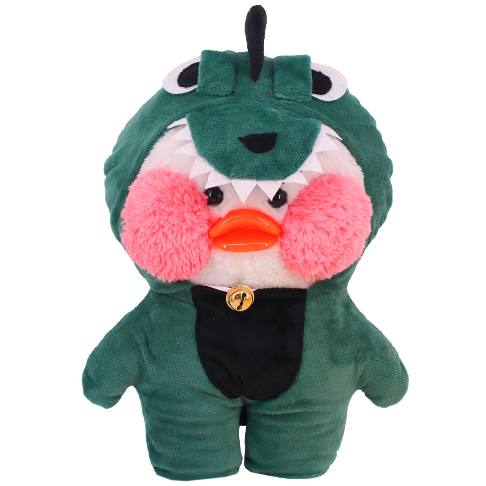 Picture of New Hyaluronic Acid Duck Doll Accessories Cute Animal Siamese Clothes Yellow Duck Plush Toy Birthday Gift
