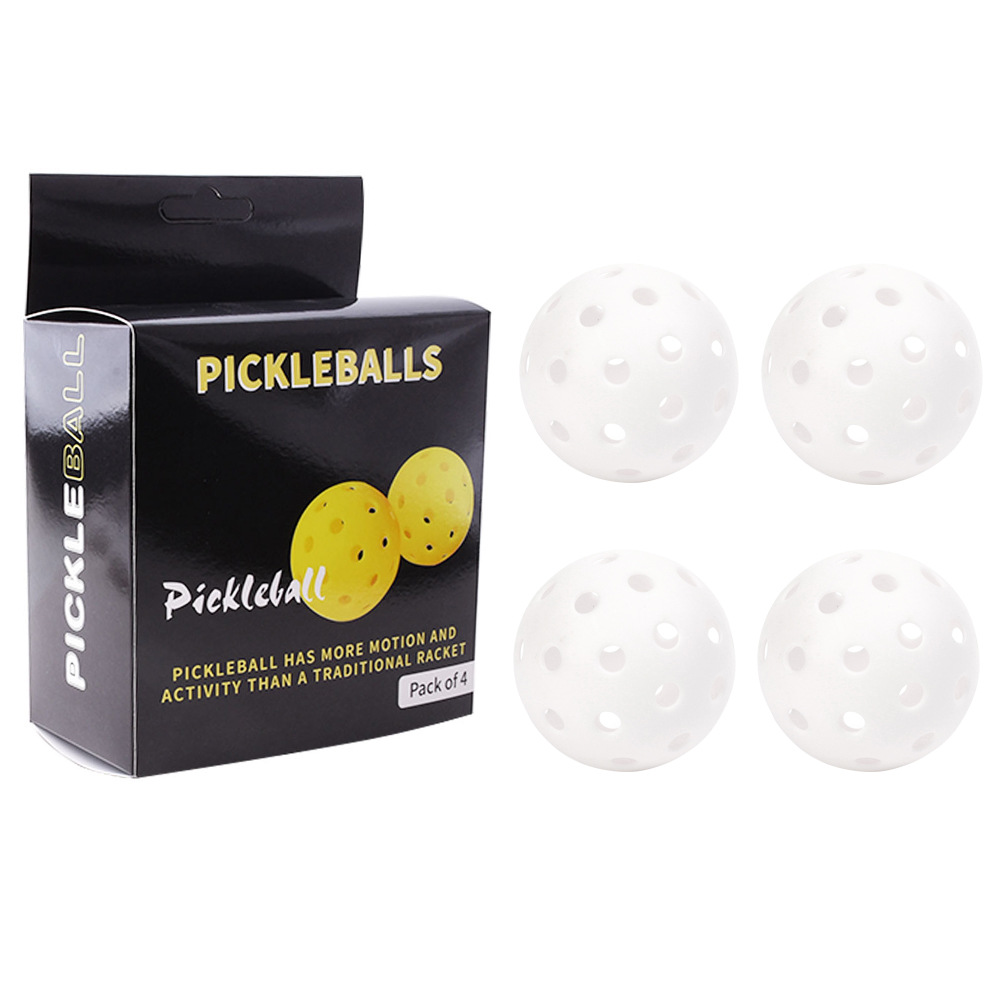 Picture of Factory Direct Sales in stock pick ball 40 hole ball hole ball pickleballs74mm rotational plastic injection luminous ball