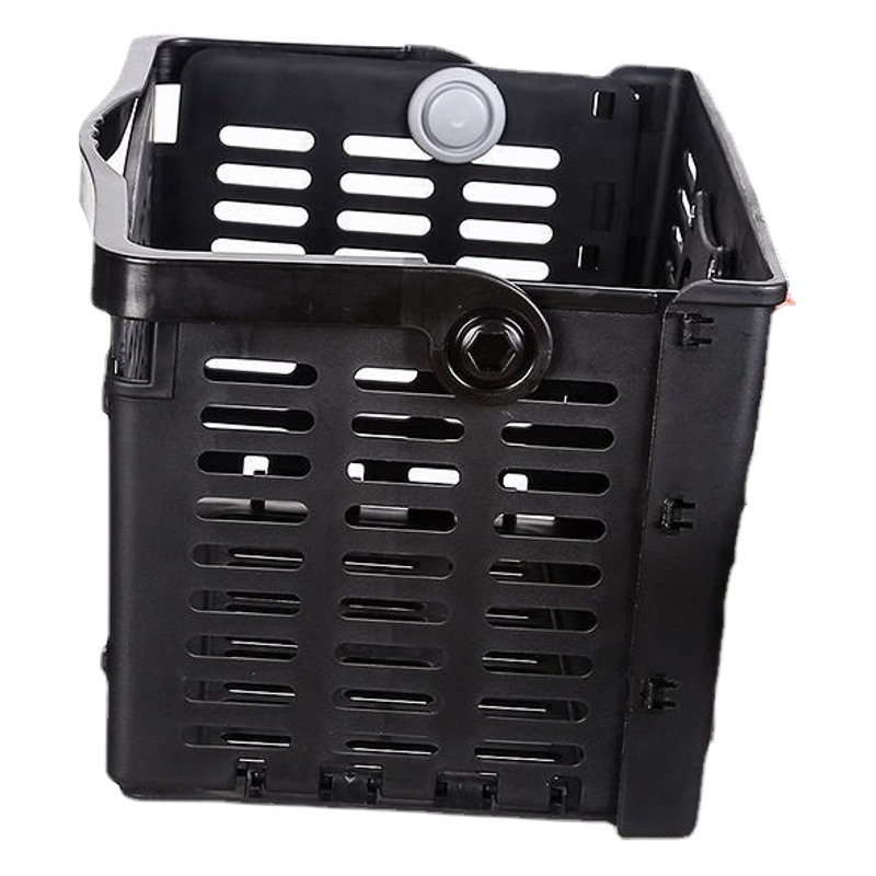 Bicycle basket folding bicycle electric car plastic front hanging basket hanging basket bicycle accessories