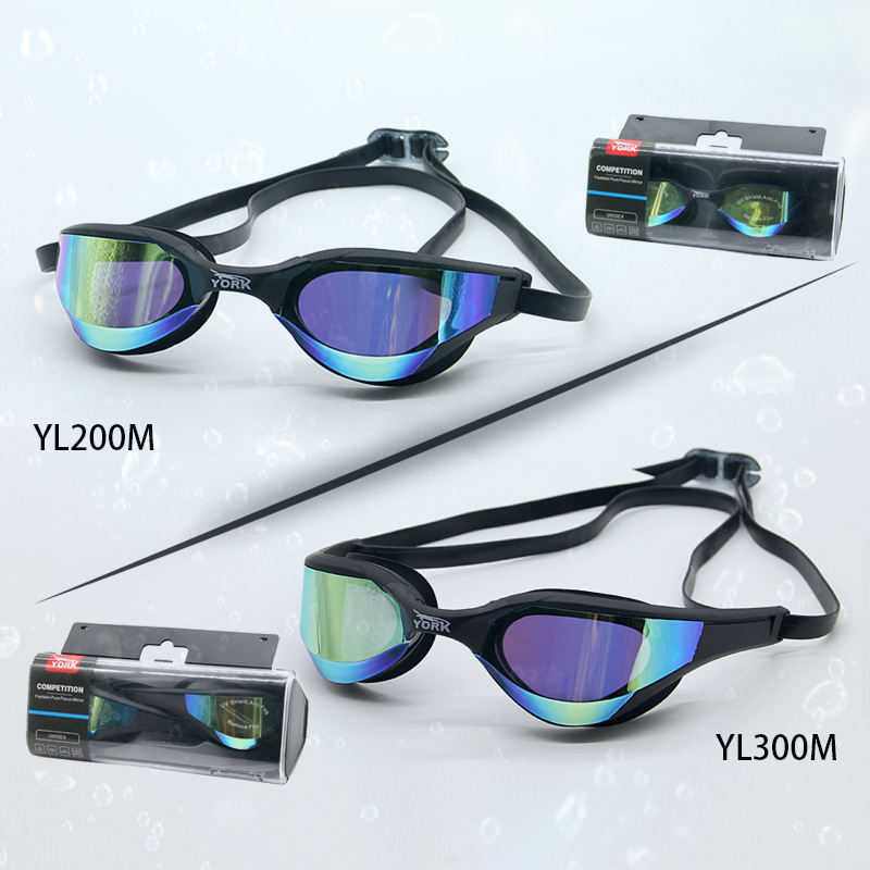 Professional Competitive Goggles Waterproof Adult Silicone Goggles Electroplated Goggles Anti-fog Swimming Goggles Race Goggles Wholesale Factory