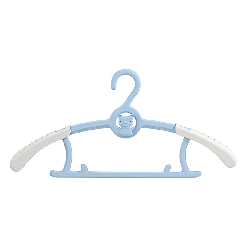Picture of Children's clothes hanger multi-functional retractable non-slip seamless clothes hanger newborn baby special clothes support wholesale