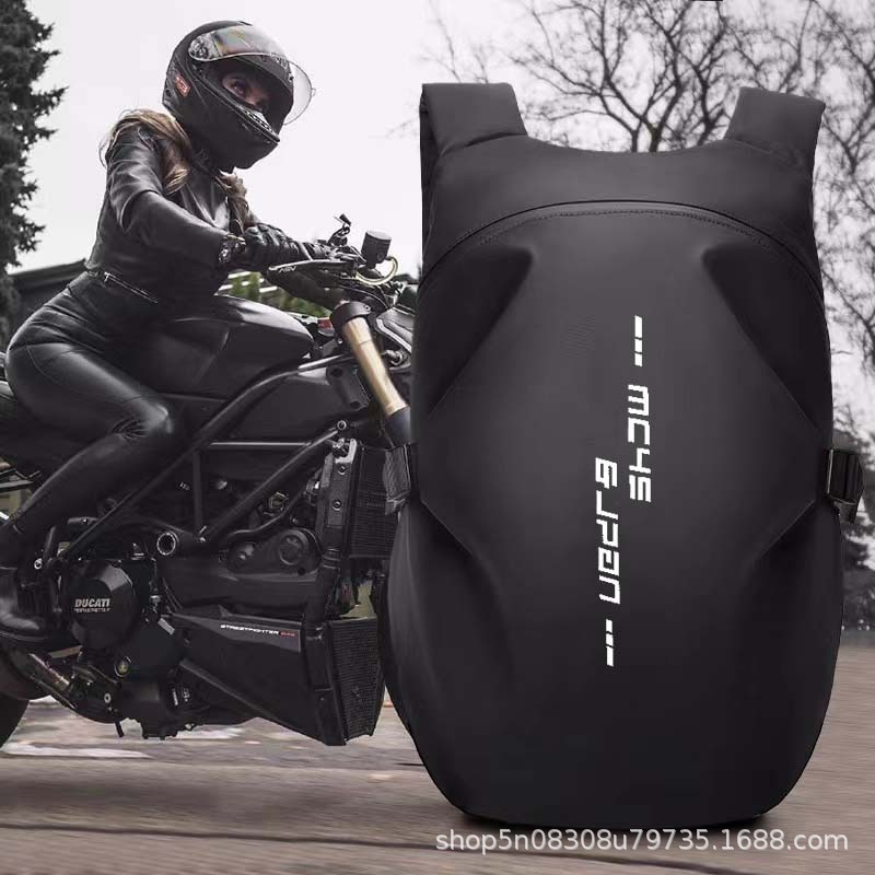 New Motorcycle Riding Backpack Helmet Bag Men's Motorcycle Bag Waterproof Large Capacity Backpack Women's Full Helmet Bag