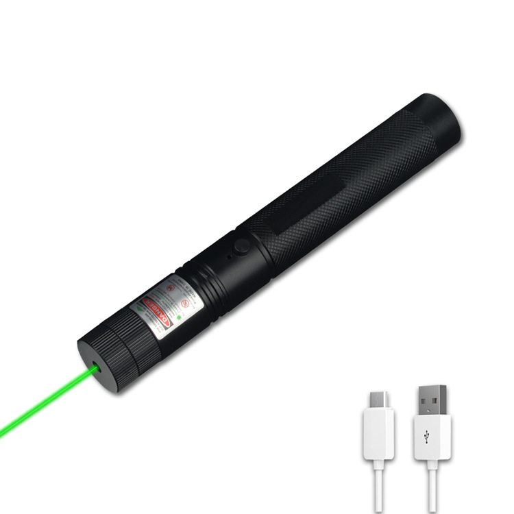Picture of USB303 rechargeable laser indicator flashlight starry infrared laser light sales pen pointer Aurora shooting pen